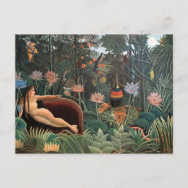 Postal Henri Rousseau El Surrealismo De La Selva Sueña