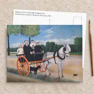 Postal Henri Rousseau - La Carriole du pere Junier