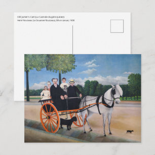 Postal Henri Rousseau - La Carriole du pere Junier