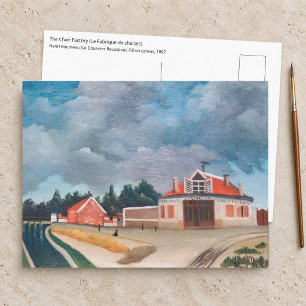 Postal Henri Rousseau - La fábrica de sillas