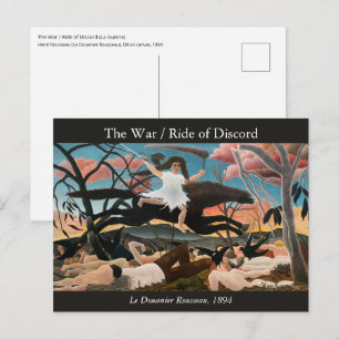 Postal Henri Rousseau - La Guerra