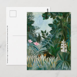 Postal Henri Rousseau - La selva ecuatorial