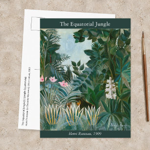 Postal Henri Rousseau - La selva ecuatorial