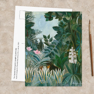Postal Henri Rousseau - La selva ecuatorial