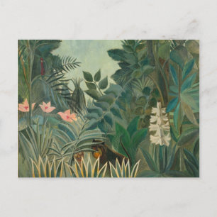 Postal Henri Rousseau La Selva Ecuatorial