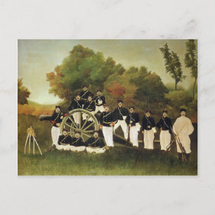 Postal Henri Rousseau - Los Artilleros