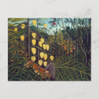 Henri Rousseau lucha entre tigre y toro