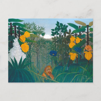 Postal Henri Rousseau restauró la restauración de la obra