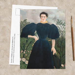 Postal Henri Rousseau - Retrato de Madame M.