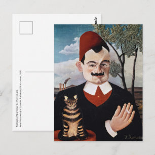 Postal Henri Rousseau - Retrato de Pierre Loti