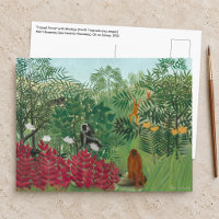 Henri Rousseau - Selva Tropical con Monos