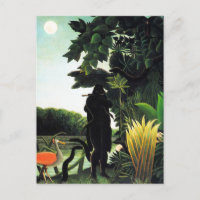 Postal Henri Rousseau Snake Charmer