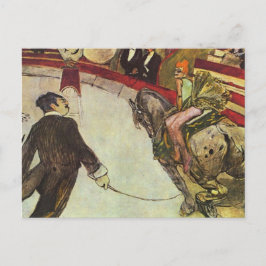 Postal Henri Toulouse-Lautrec - El circo
