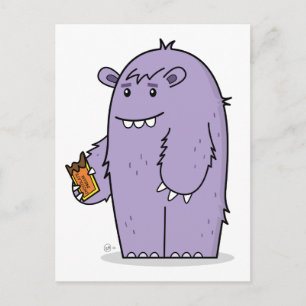 Postal Henry ama el chocolate - PostCard