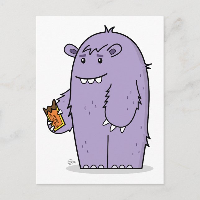 Postal Henry ama el chocolate - PostCard (Anverso)