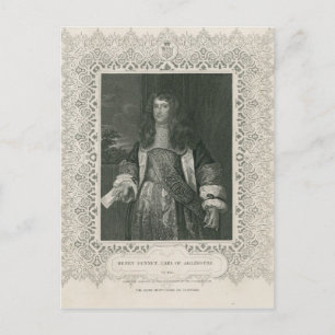 Postal Henry Bennet, primer Conde de Arlington