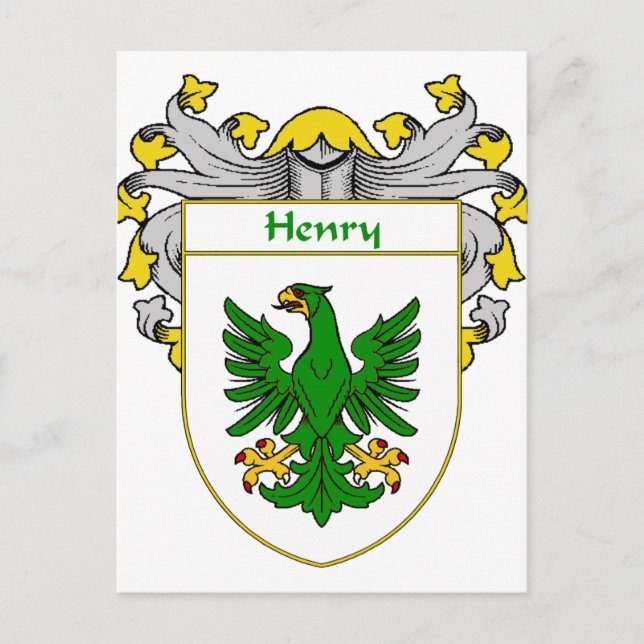 Postal Henry Coat of Arms (Mantled) (Anverso)