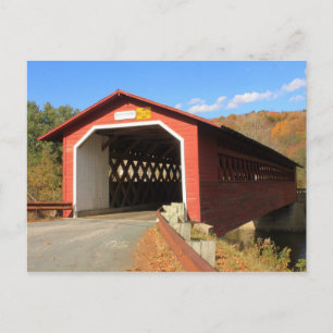 Postal Henry Covered Bridge Bennington Vermont