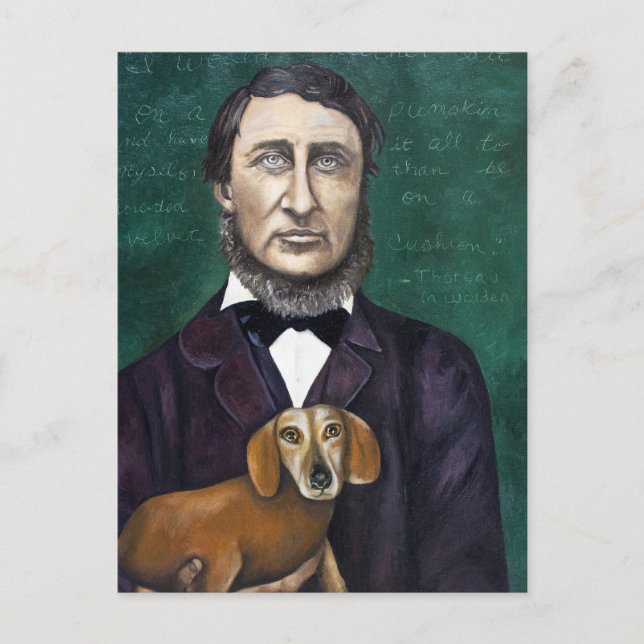 Postal Henry David Thoreau (Anverso)