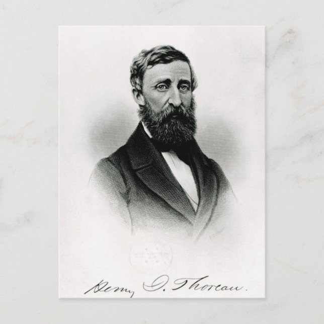 Postal Henry David Thoreau