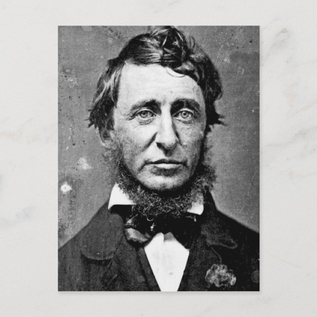 Postal Henry David Thoreau (Anverso)