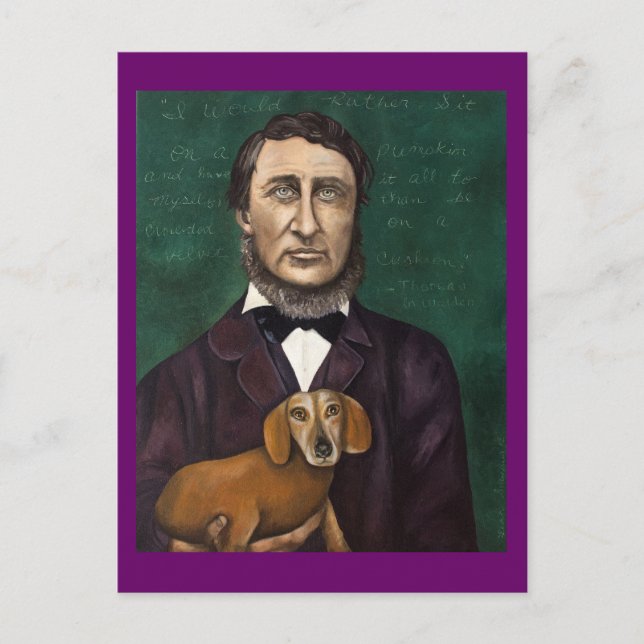 Postal Henry David Thoreau (Anverso)