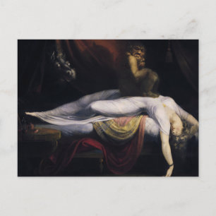 Postal Henry Fuseli - La Pesadilla