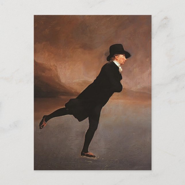 Postal Henry Raeburn - El Ministro de Patinaje (Anverso)