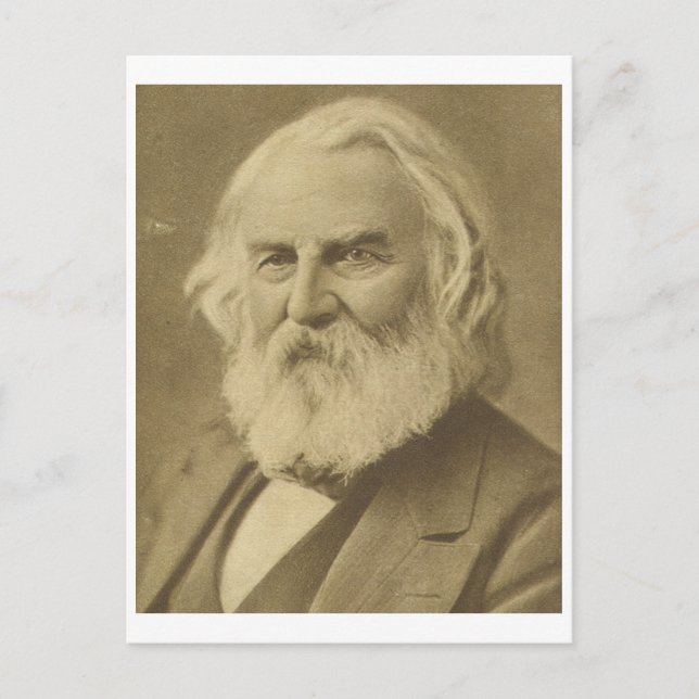 Postal Henry Wadsworth Longfellow (Anverso)
