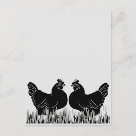 Postal Hens~Silhouette