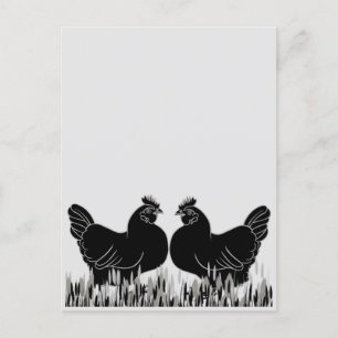 Postal Hens~Silhouette