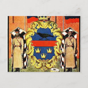 Postal Heorhiy Narbut- Escudo de armas de la Gobernación 