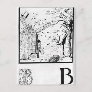 Postal Heorhiy Narbut Sheet 'V' del 'alfabeto ucraniano'