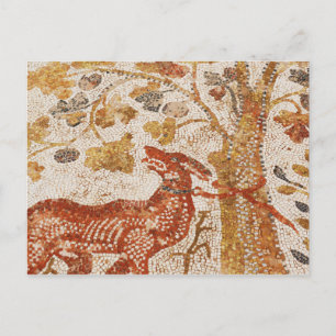 Postal Heraclea Dog Mosaic