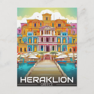 Postal Heraclión,  Iraklio. vocación de grecia