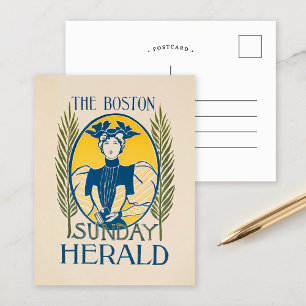 Postal Herald Domingo de Boston