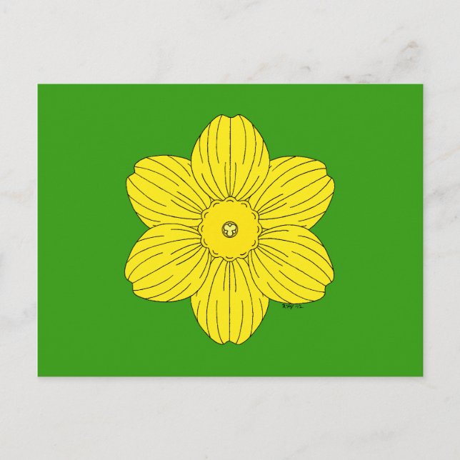 Postal Heraldic Daffodil (Anverso)