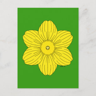 Postal Heraldic Daffodil