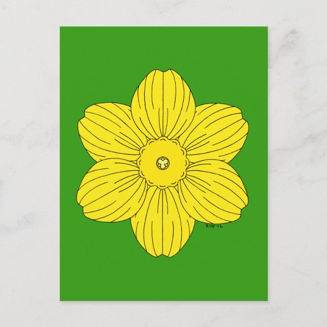 Postal Heraldic Daffodil (Anverso)
