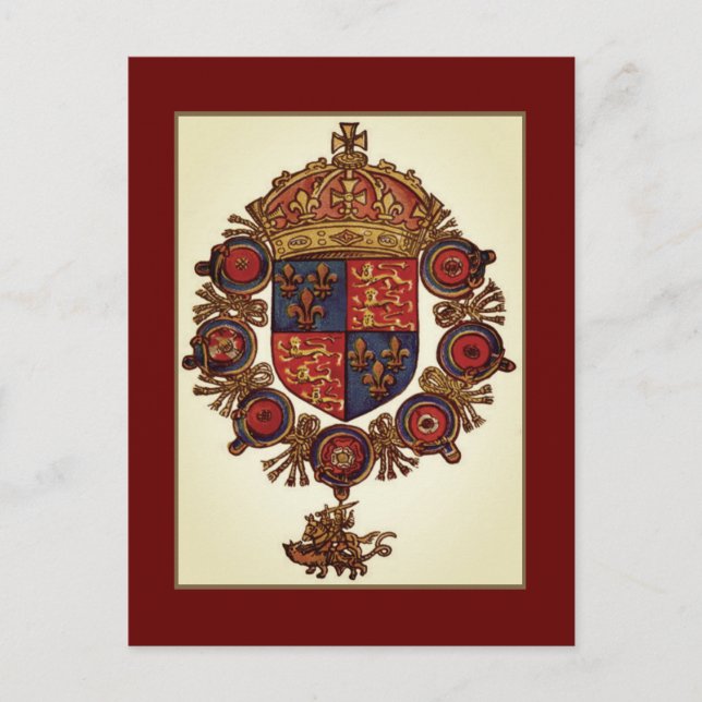 Postal Heraldry con Crown (Anverso)