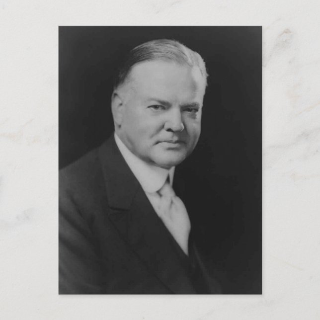 Postal Herbert Hoover 31° presidente (Anverso)