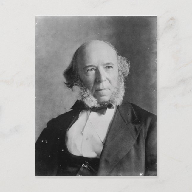 Postal Herbert Spencer (Anverso)
