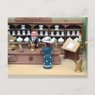 Postal Herbs shop dollhouse