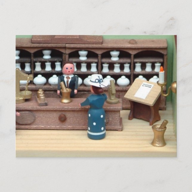 Postal Herbs shop dollhouse (Anverso)