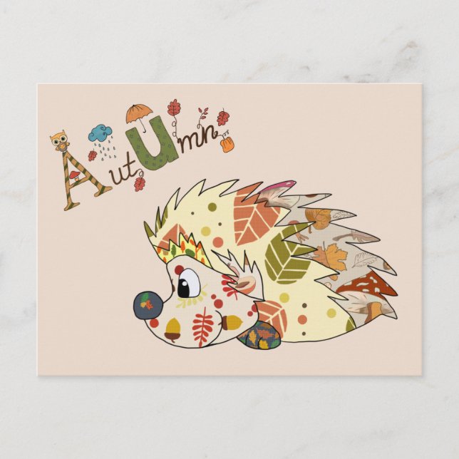 Postal Herbstigel (Anverso)