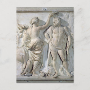 Postal Hércules coronados por la gloria, 1671