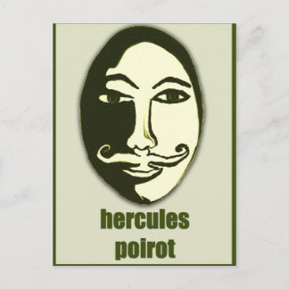 Postal Hércules Poirot