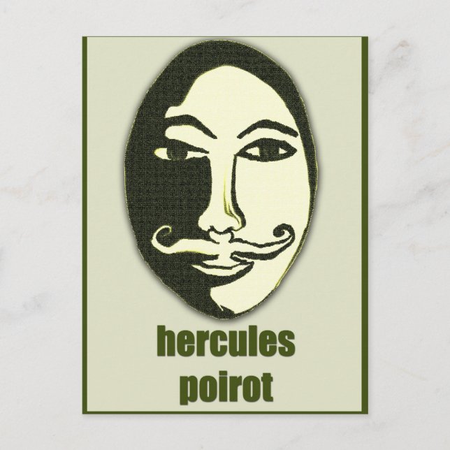 Postal Hércules Poirot (Anverso)