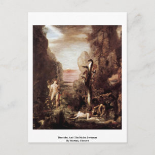 Postal Hércules Y La Hydra Lernaean De Moreau, Gustave