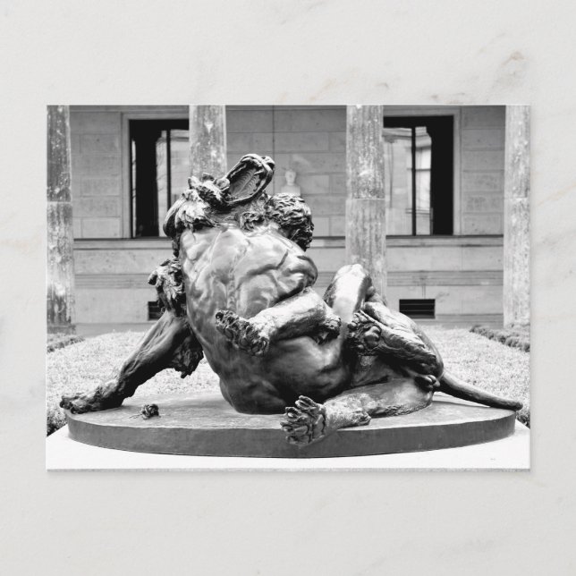 Postal Hércules y León Nemeo (Anverso)